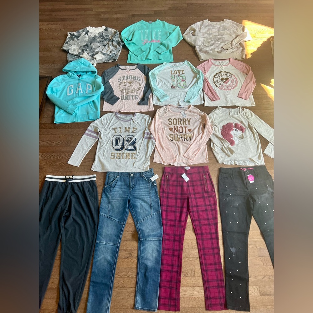 Girls Graphic Tees Sweatshirts and Jeans Collection
